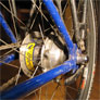 a picture of our bikes